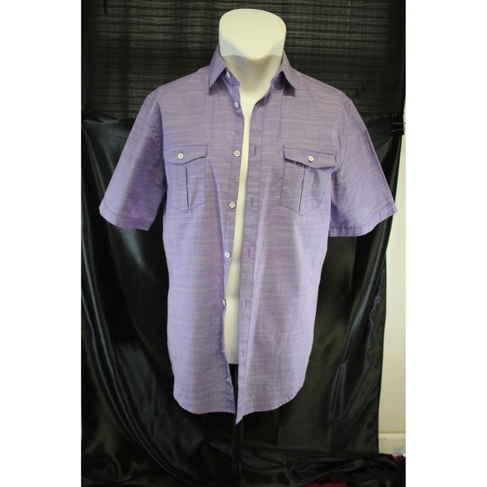 Alfani / Men's Dress Shirt / (Size Medium) Light Purple